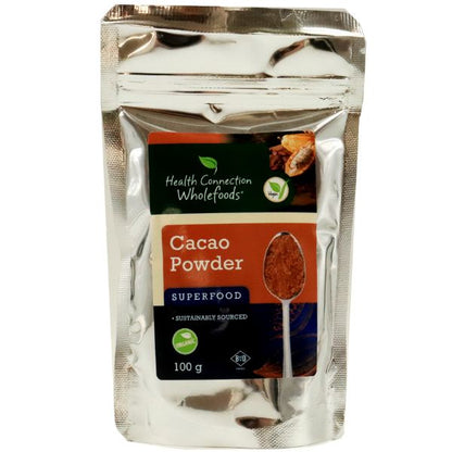 HEALTH CONNECTION WHOLEFOODS - Organic Cacao Powder - 100g | One Life Health
