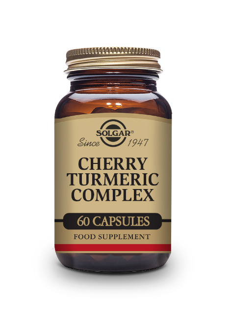 SOLGAR - Cherry Turmeric Complex Vegetable 60 Capsules | One Life Health