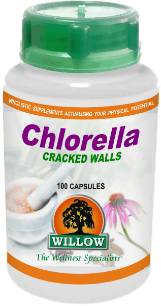 WILLOW - Chlorella - 100 Capsules | One Life Health
