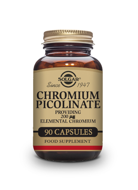 SOLGAR - Chromium Picolinate 200 µg 90 Vegetable Capsules | One Life Health