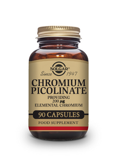 SOLGAR - Chromium Picolinate 200 µg 90 Vegetable Capsules