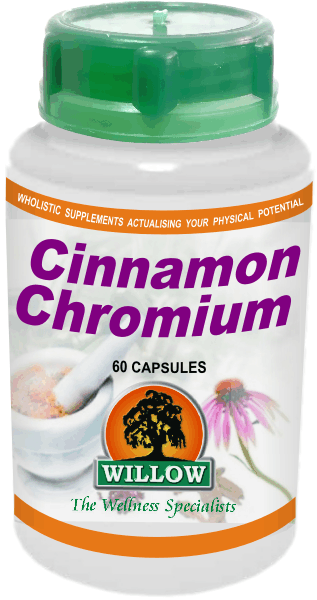 WILLOW - Cinnamon Chromium - 60 Capsules | One Life Health