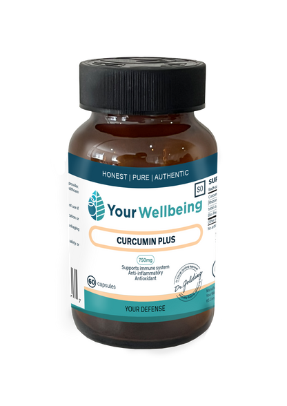 YOUR WELLBEING - Curcumin Plus 60 Capsules | One Life Health