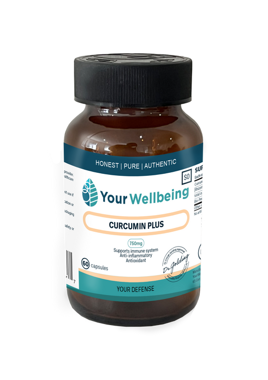 YOUR WELLBEING - Curcumin Plus 60 Capsules | One Life Health