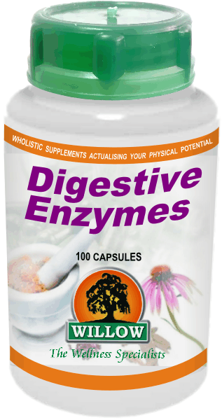 WILLOW - Digestive Enzymes - 100 Capsules | One Life Health