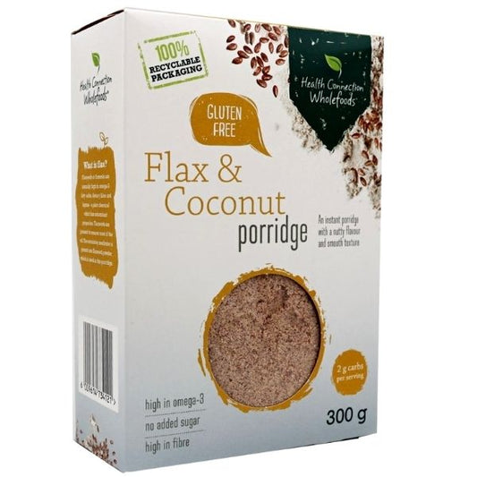 HEALTH CONNECTION WHOLEFOODS - Flax & Coconut Porridge - 300g | One Life Health