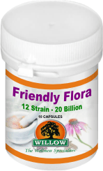 WILLOW - Friendly Flora 12st - 20bil - 10 Capsules | One Life Health