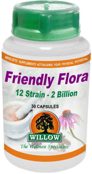 WILLOW - Friendly Flora 12st - 2Bil - 30 Capsules | One Life Health