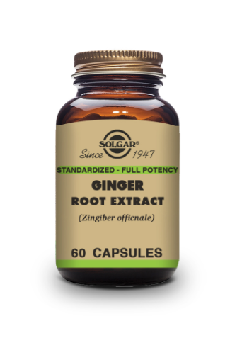 SOLGAR - Ginger Root Extract – 60 Vegetable Capsules | One Life Health