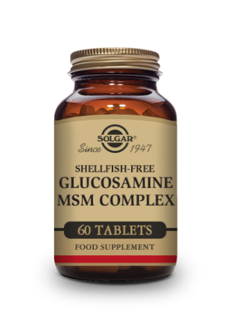 SOLGAR - Glucosamine MSM Complex - 60 (Shellfish-free) Tablets | One Life Health