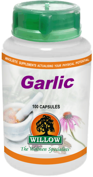 WILLOW - Garlic - 100 Capsules | One Life Health