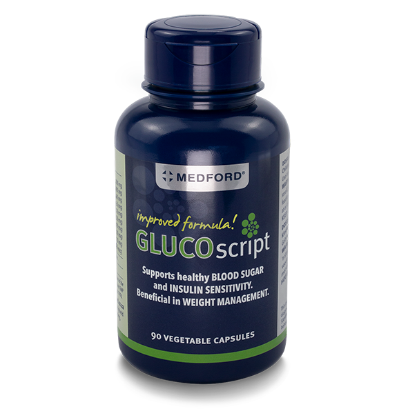 MEDFORD - GlucoScript - 60 Vegetable Capsules | One Life Health