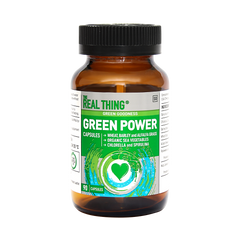 THE REAL THING FOOD SUPPLEMENTS - Green Power - 90 Capsules