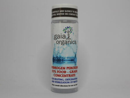 GAIA ORGANICS - Hydrogen Peroxide 35% Food Grade 75ml Dropper Bottle – Recycled Plastic | One Life Health