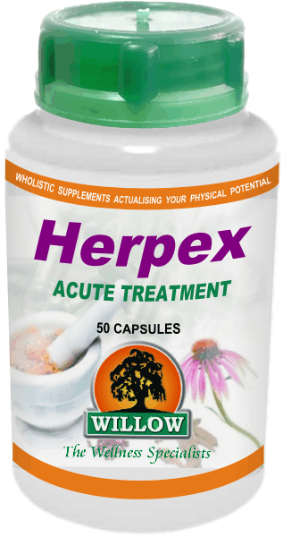 WILLOW - Herpex Acute Treatment - 50 Caps | One Life Health