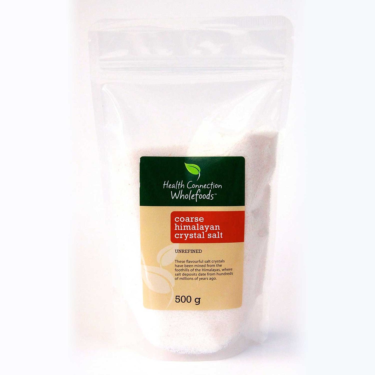 HEALTH CONNECTION WHOLEFOODS - Himalayan Crystal Salt Coarse - 500g | One Life Health