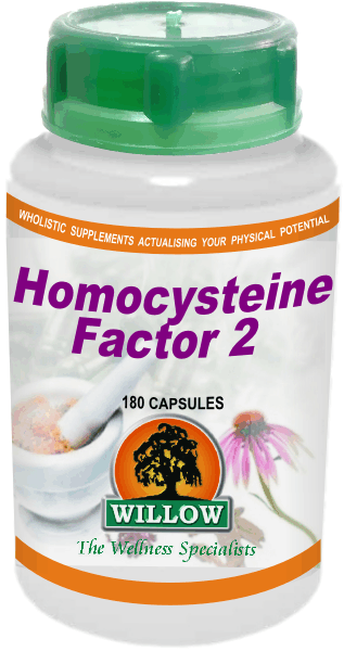 WILLOW - Homocysteine Factor 2 - 180 Capsules | One Life Health