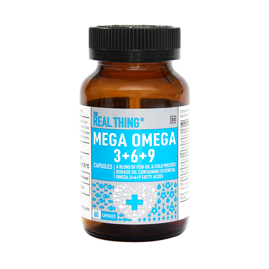 THE REAL THING FOOD SUPPLEMENTS - Mega Omega 3+6+9 - 60 Capsules | One Life Health