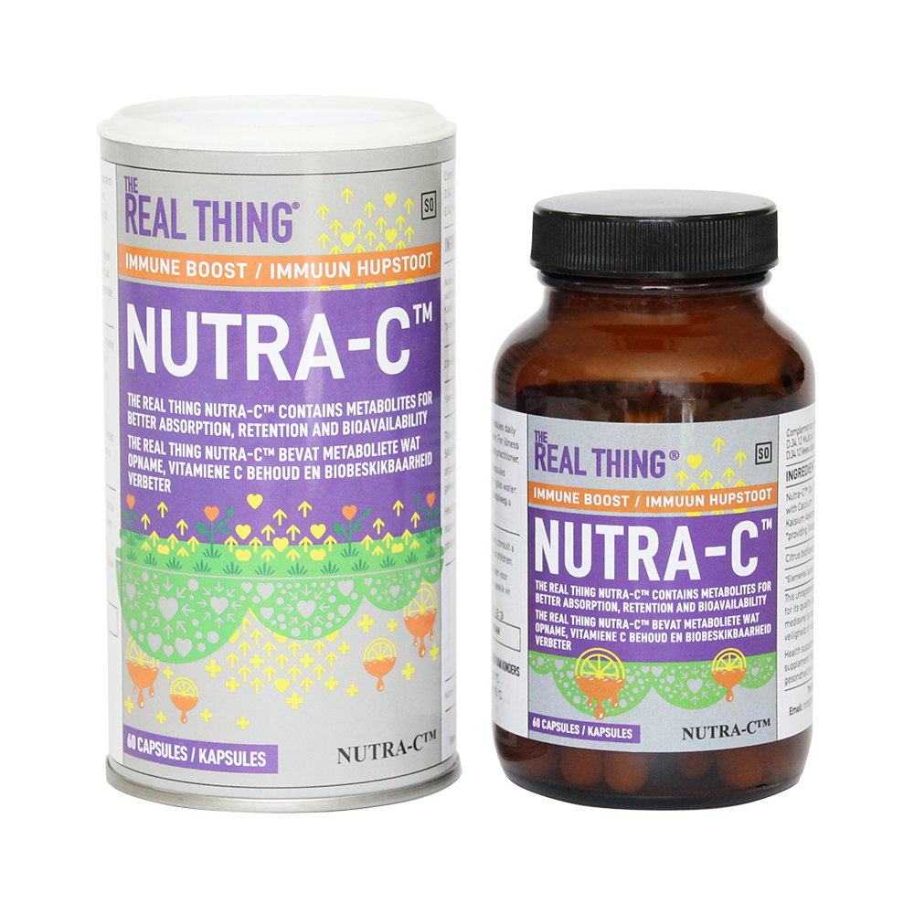 THE REAL THING FOOD SUPPLEMENTS - Nutra-C  60 Veg Caps | One Life Health
