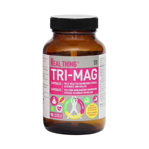 THE REAL THING FOOD SUPPLEMENTS - Tri-Mag 90 Capsules