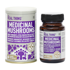 THE REAL THING FOOD SUPPLEMENTS - Medicinal Mushrooms 60 Capsules