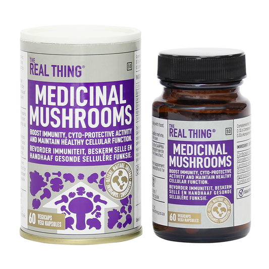 THE REAL THING FOOD SUPPLEMENTS - Medicinal Mushrooms 60 Capsules | One Life Health