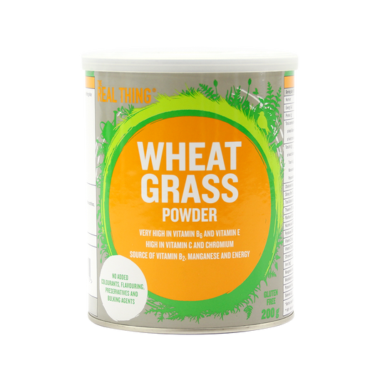 THE REAL THING FOOD SUPPLEMENTS - Wheat Grass Powder 200g | One Life Health