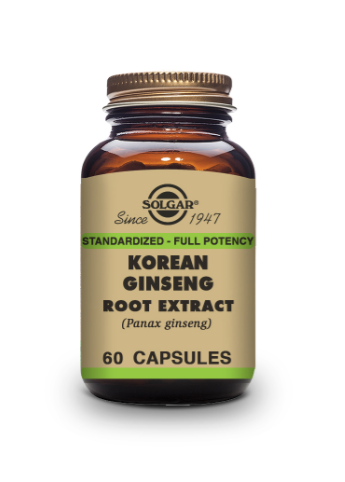 SOLGAR - Korean Ginseng Root Extract – 60 Vegetable Capsules | One Life Health