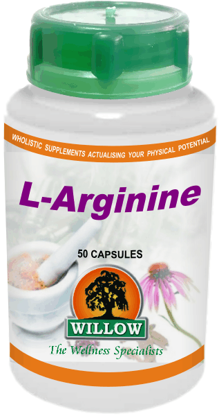 WILLOW - L-Arginine - 50 Capsules | One Life Health