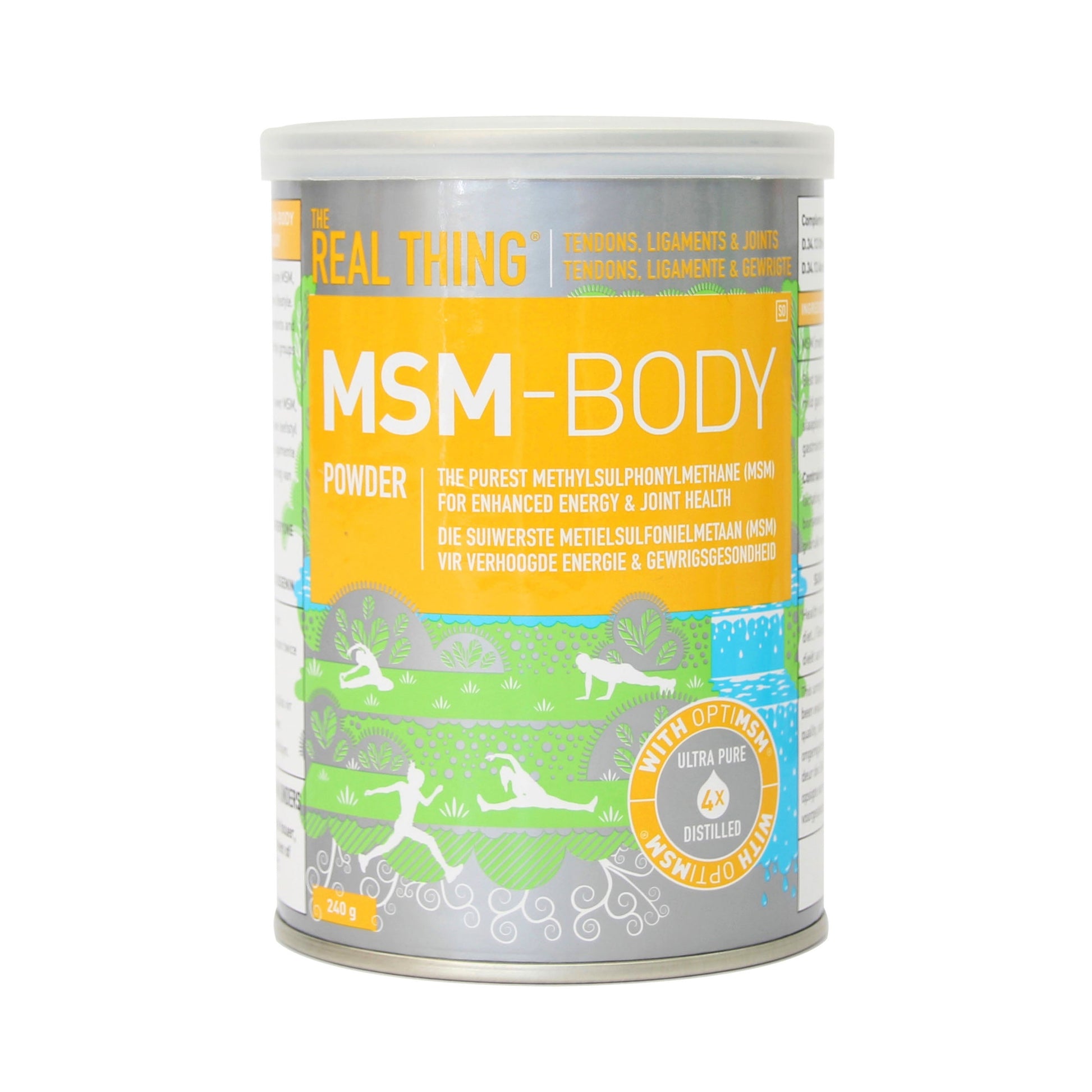 THE REAL THING FOOD SUPPLEMENTS - MSM-Body Powder 240g | One Life Health