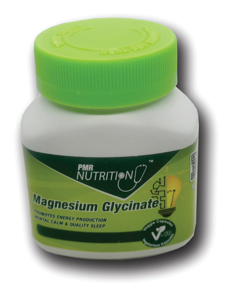 PMR NUTRITION - Magnesium Glycinate - 60 Capsules | One Life Health