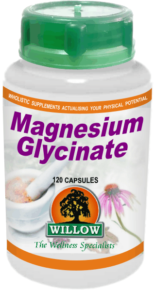 WILLOW - Magnesium Glycinate - 120 Capsules | One Life Health