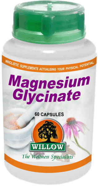 WILLOW - Magnesium Glycinate - 60 Capsules | One Life Health