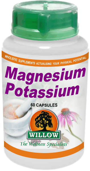 WILLOW - Magnesium Potassium - 60 Capsules | One Life Health