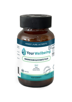 YOUR WELLBEING - Magnesium Glycinate Plus 60 Capsules