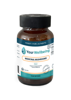 YOUR WELLBEING - Medicinal Mushrooms - 60 Capsules