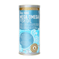 THE REAL THING FOOD SUPPLEMENTS - Mega Omega Fish Oil - Plain 200ml