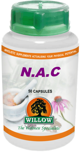 WILLOW - NAC - 50 Capsules | One Life Health