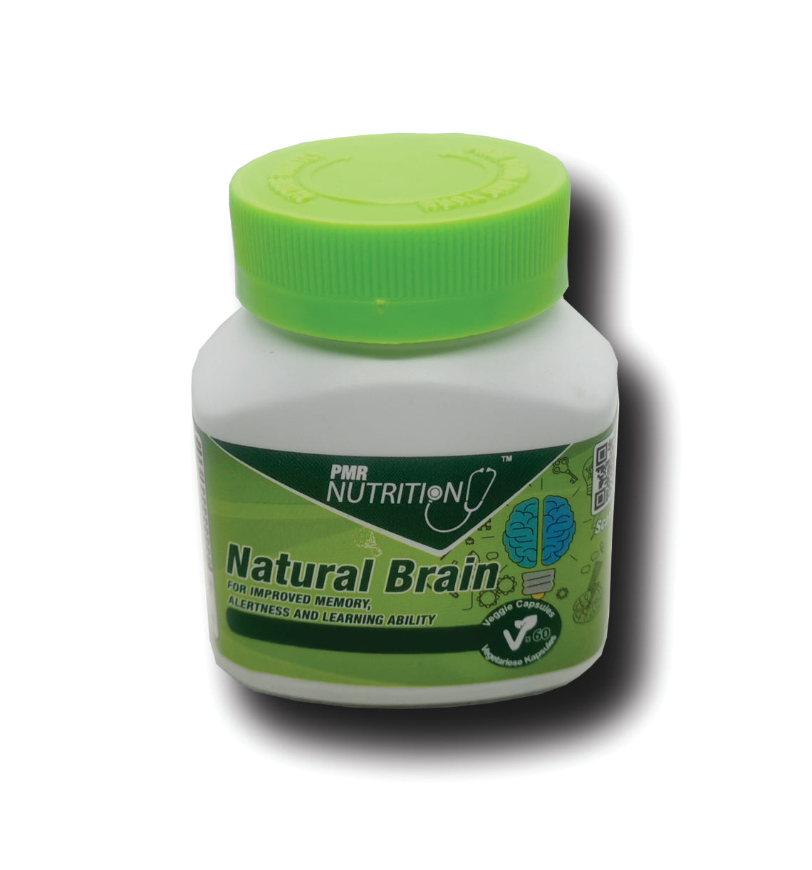 PMR NUTRITION - Natural Brain - 60 Capsules | One Life Health