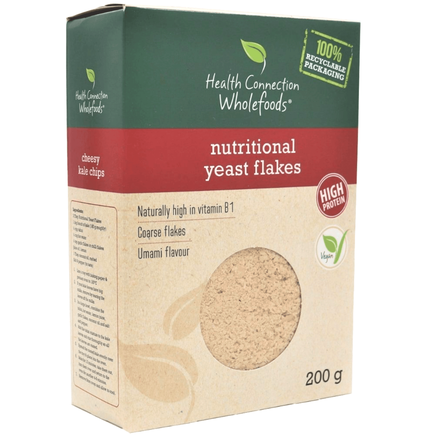 HEALTH CONNECTION WHOLEFOODS - Nutritional Yeast Flakes - 200g | One Life Health