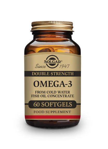 SOLGAR - Omega-3 Double Strength – 60 Softgels | One Life Health