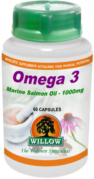 WILLOW - Omega 3 Marine Salmon Oil - 60 Softgels | One Life Health