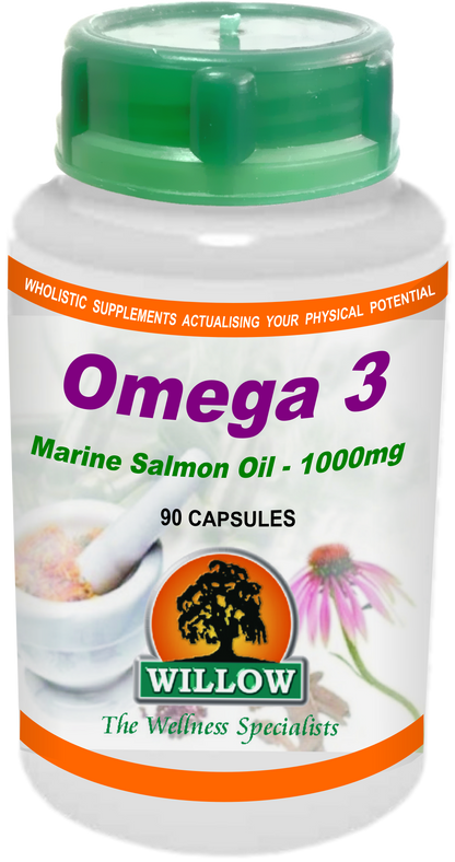 WILLOW - Omega 3 Marine Salmon Oil - 90 Softgels | One Life Health