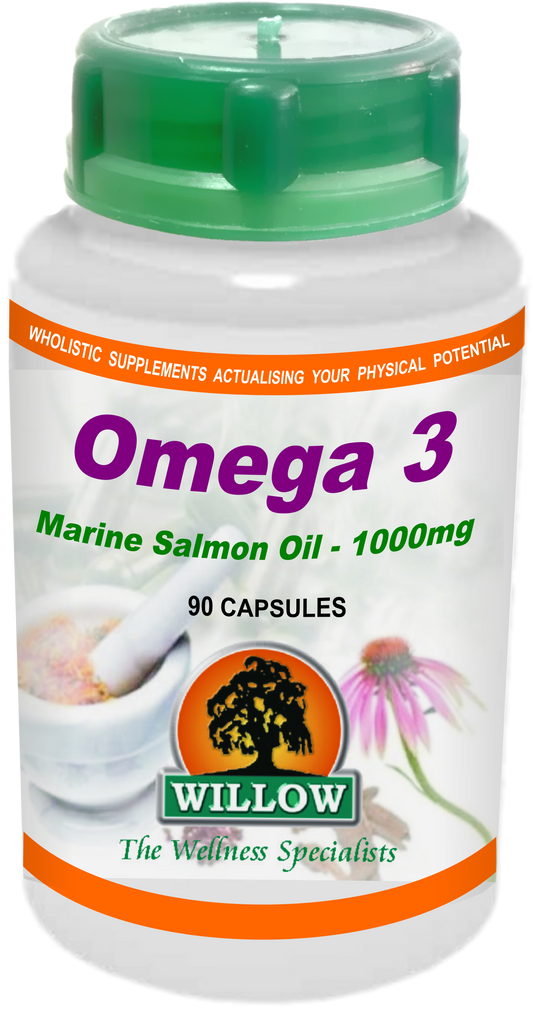 WILLOW - Omega 3 Marine Salmon Oil - 90 Softgels | One Life Health