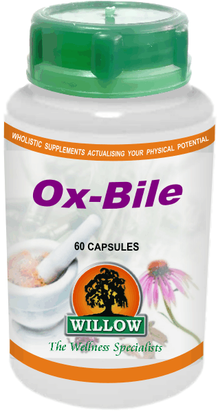 WILLOW - Ox-Bile - 60 Capsules | One Life Health