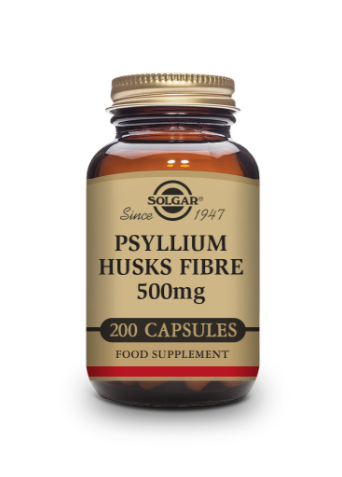 SOLGAR - Psyllium Husks Fibre 500 mg – 200 Vegetable Capsules | One Life Health