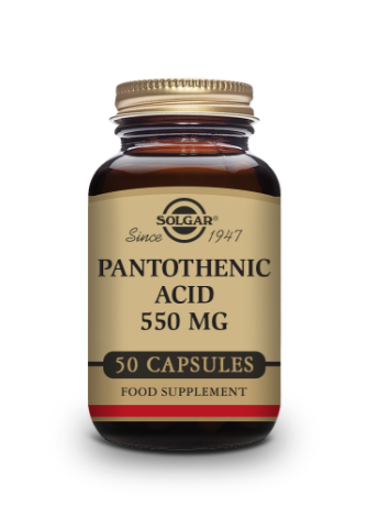 SOLGAR - Pantothenic Acid 550 mg - 50 Vegetable Capsules | One Life Health