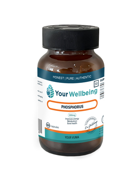 YOUR WELLBEING - Phosphorus Mineral 60 Capsules | One Life Health