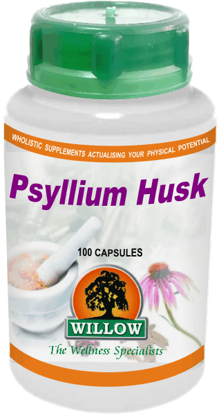 WILLOW - Psyllium Husk - 100 Capsules | One Life Health