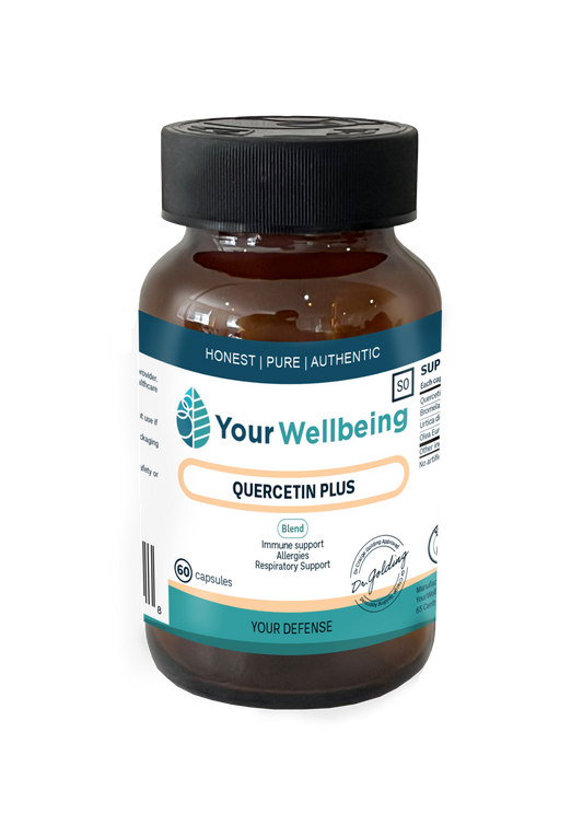 YOUR WELLBEING - Quercetin Plus 60 Capsules | One Life Health